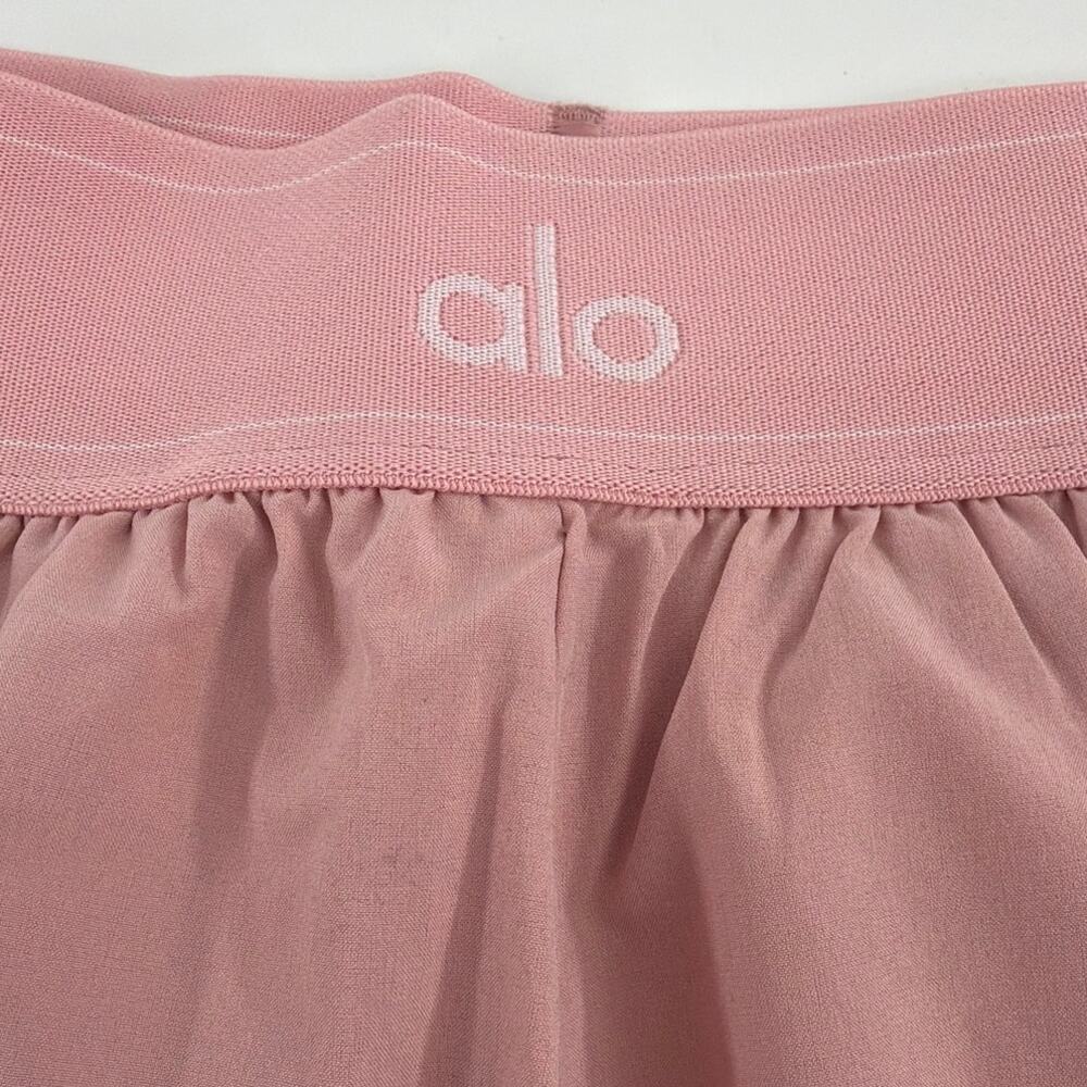 Alo Yoga Vintage Pink Match Point Short Size M - Picture 4 of 11